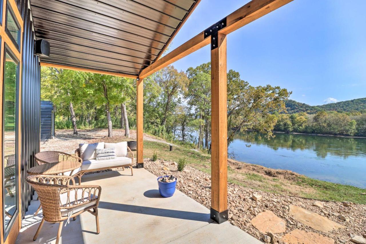 Modern Norfork House With Patio On White River! Bagian luar foto